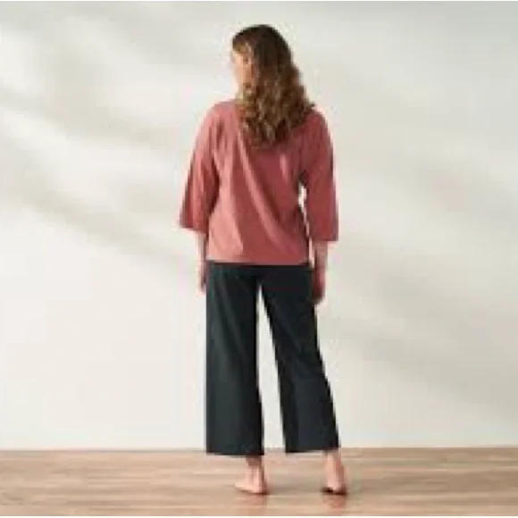 Coyuchi black wide leg pants - Picture 2 of 4